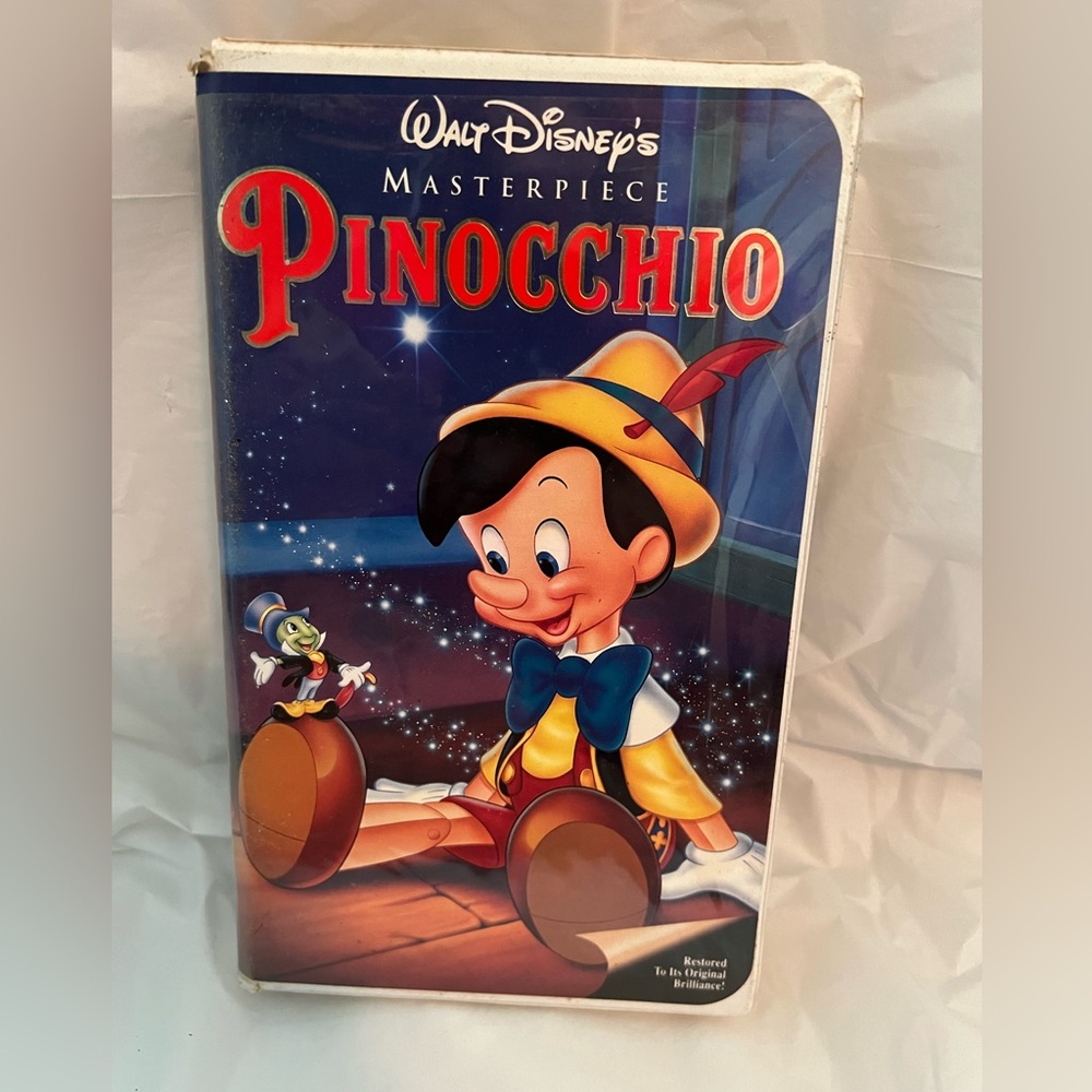 Pinocchio on VHS